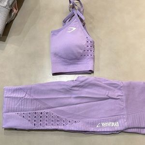 Lavender gymshark set